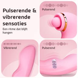 Sensual Desire® BLUSH – Pulsing Vibrator met 20 Standen – Clitoris Stimulator – Vibrators & Sex Toys voor Vrouwen – Waterdicht – Stil & USB Oplaadbaar – Incl. Luisterverhalen — thumbnail 6