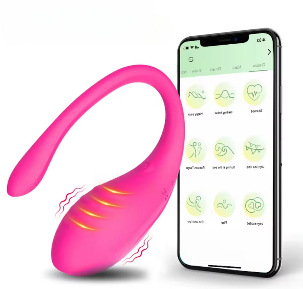 Vibrators voor Vrouwen met App Control - Sex Toys voor Vrouwen Koppels - G Spot Bullet Vibrator met 10 Vibratie Standen- Clitoris Stimulator - Dildo Vibrator Realistisch - Seksspeeltjes - Erotiek - Vibrerend Ei - Anale Speeltjes — afbeelding 1