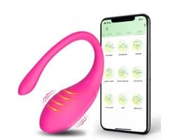 Vibrators voor Vrouwen met App Control - Sex Toys voor Vrouwen Koppels - G Spot Bullet Vibrator met 10 Vibratie Standen- Clitoris Stimulator - Dildo Vibrator Realistisch - Seksspeeltjes - Erotiek - Vibrerend Ei - Anale Speeltjes