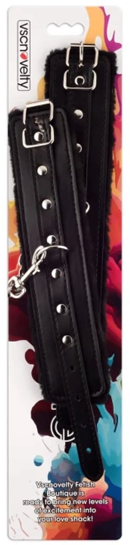 vscnovelty® - BDSM lingerie set - Leer en metaal - BH met string - ook voor Grote borsten — thumbnail 4