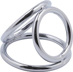 Banoch - Triple cockring metaal medium ∅ 32 - ∅ 40 - ∅ 45 | penisring — thumbnail 1
