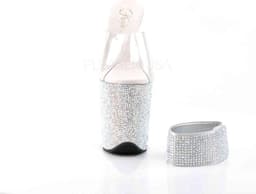 Pleaser - BEJEWELED-812RS Sandaal met enkelband, Paaldans schoenen - Paaldans schoenen - 42 Shoes - Zwart — thumbnail 2
