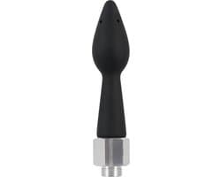 You2Toys – Siliconen Anaal Douche ‘Rear Splash’ Doucheslang Model in Plug Vorm - Zwart