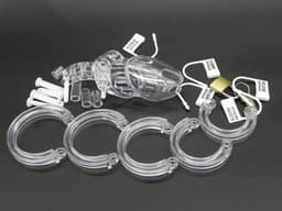 Chastity Cage - kuisheidskooi - voor mannen - Plastic - Prolink Novelties® - Small Size nr. 9 — thumbnail 2