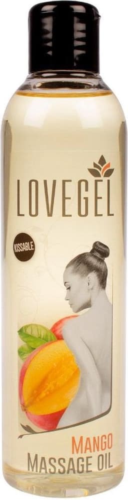 Lovegel - Erotisch massage olie - Mango - 250 ml — thumbnail 1