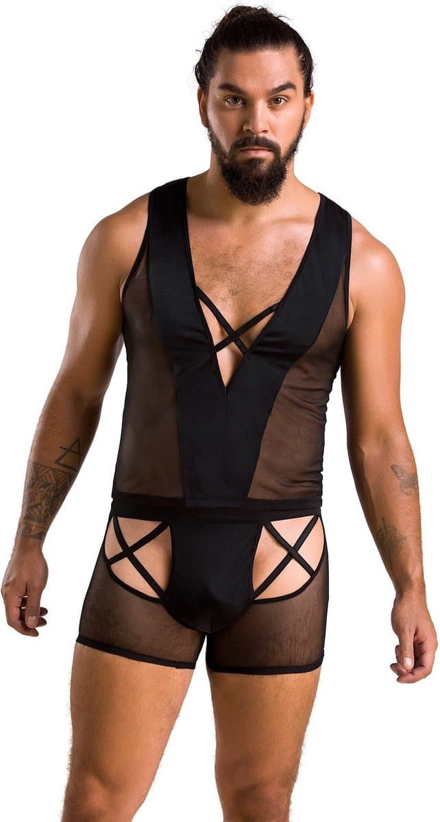 PASSION MEN | Passion 054 Set Oscar Black L/xl — afbeelding 1