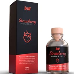 Strawberry Massage Gel - 30 ml — thumbnail 3