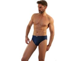 Sesto senso- Leopard- slipje - katoen- marineblauw S