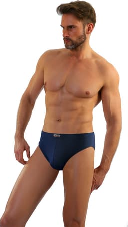 Sesto senso- Leopard- slipje - katoen- marineblauw S — thumbnail 1