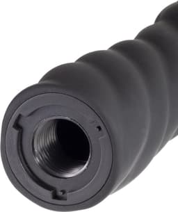 Rimba - Verwisselbare Dildo voor Strap-on - Zwart - Ø3.4 x 16 cm - 160 mm lengte - 34 mm diameter — thumbnail 2