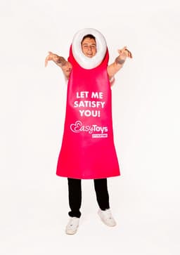 EasyToys Merch Carnaval kostuum - Grappige carnavalsoutfit - Unisex - Roze — thumbnail 2