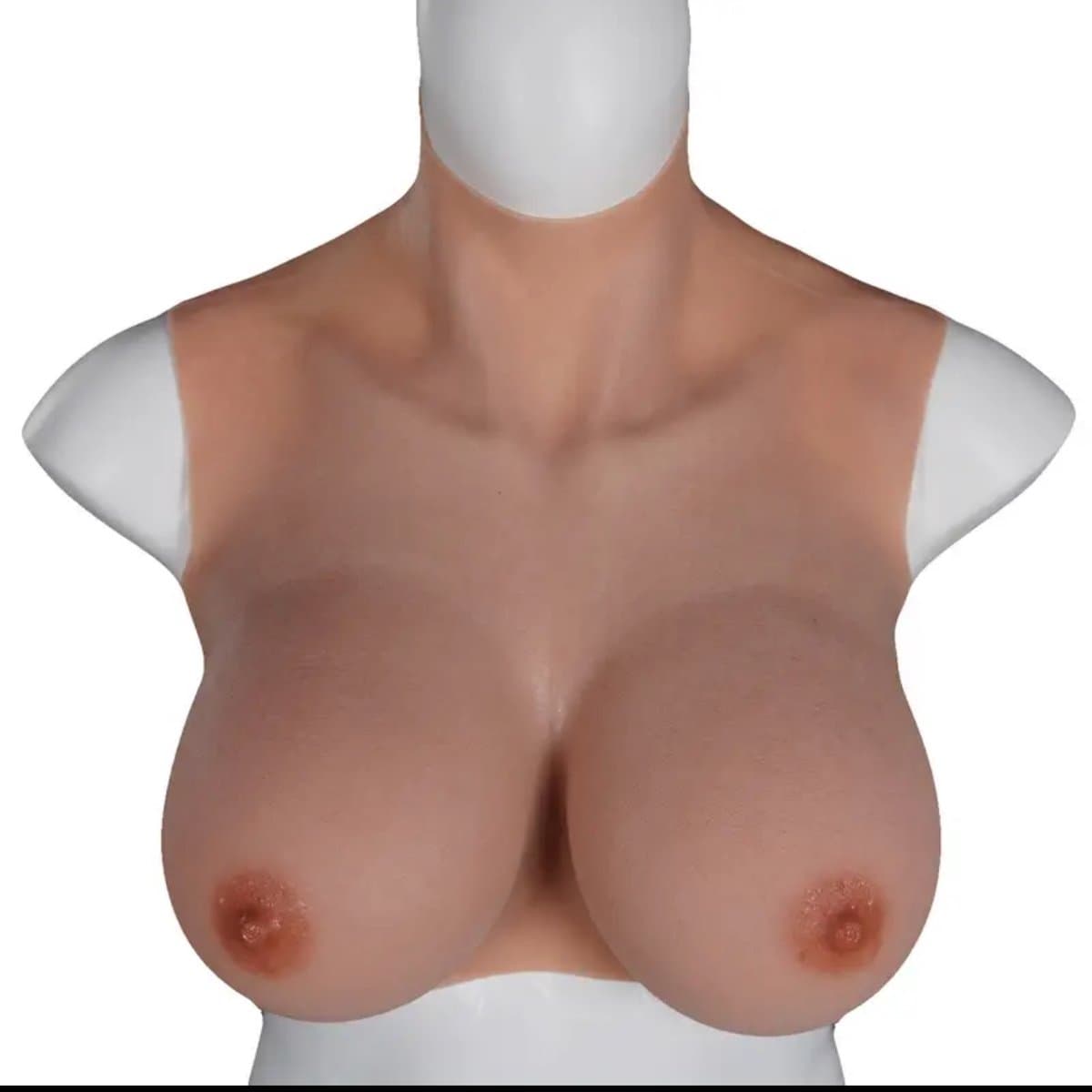 Siliconen Borsten-Nep Borsten -G Cup-100% siliconen- 3700 gram- Borstprothese- Cosplay- Travestie-Transgender-Crossdresser-Travestie-Breastplate — afbeelding 1