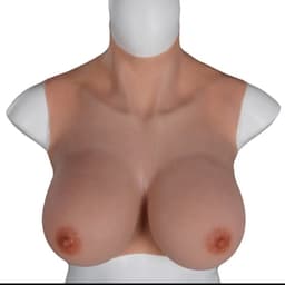 Siliconen Borsten-Nep Borsten -G Cup-100% siliconen- 3700 gram- Borstprothese- Cosplay- Travestie-Transgender-Crossdresser-Travestie-Breastplate — thumbnail 1