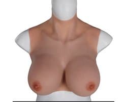 Siliconen Borsten-Nep Borsten -G Cup-100% siliconen- 3700 gram- Borstprothese- Cosplay- Travestie-Transgender-Crossdresser-Travestie-Breastplate