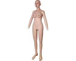 Bodysuit- Nepborsten-Full Body- Siliconen- Body Suit- Cosplay-Travestie- Siliconen Gezicht-