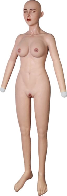 Bodysuit- Nepborsten-Full Body- Siliconen- Body Suit- Cosplay-Travestie- Siliconen Gezicht- — thumbnail 8
