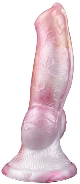 Kiotos Monstar - Breezefury - Opblaasbare Dildo - Roze/Wit — thumbnail 1