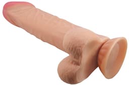 Pretty Love - Orton - Sliding Skin 24 cm (Ø 5 cm) - Nude — thumbnail 2