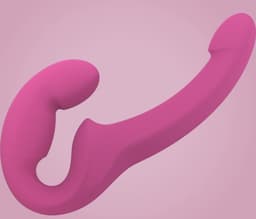 Fun Factory - Share Lite  - Double Dildo - Blackberry Paars - Strapless Strap-on dildo - NIEUW! — thumbnail 2