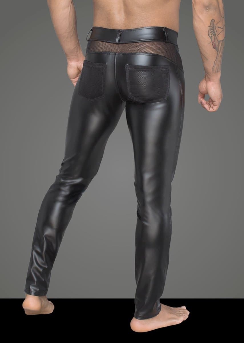 Noir Handmade Broek -M- H059 Zwart — afbeelding 1