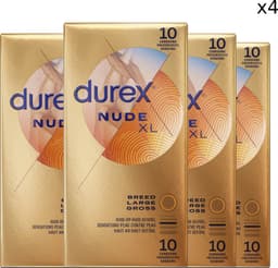 Durex Condooms Nude XL 10st - 4 Stuks - Voordeelverpakking — thumbnail 1