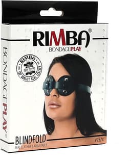 Rimba - Blinddoek - Leren Masker Met Bont Aan Binnenzijde — thumbnail 4