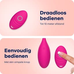 MyFantasy Vibrerend Ei met Afstandsbediening – Vibrators voor Vrouwen – Remote Clitoris Stimulator - Seksspeeltjes voor Koppel - Sex Toys voor Koppels - Kamasutra Eitjes - Vibrator Tril Ei - Sex Ei Roze — thumbnail 2