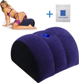 Heuts Goods Sex Kussen® - Sex Kussen - Half Moon - Sex Meubel - Sex Pillow - Seksspeeltjes voor koppel - Opblaasbaar Seks Kussen - Voor Mannen & Vrouwen - Seksspeeltjes — thumbnail 1