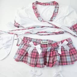 BamBella® - Sexy Schoolmeisje erotische rollenspel kleding Uniform vrouw — thumbnail 5