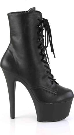 Pleaser - ASPIRE-1020 Plateau Laarzen, Paaldans schoenen - Paaldans schoenen - 37 Shoes - Zwart — thumbnail 5