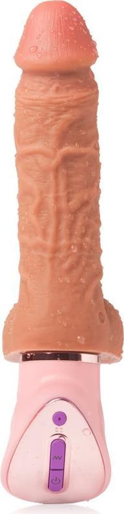Vibrerende en verwarmde dildo - USB oplaadbaar. — thumbnail 3
