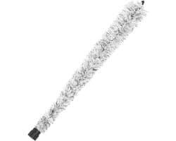 Saxofoon Reiniger - Blaasinstrument Onderhoud - Instrument Schoonmaken - Zachte Katoenen Touw - 40 x 7 cm - Grijs