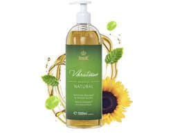 Vibratissimo 'Natural': massageolie voor sensueel genot, liefdesolie, erotische olie, 1000 ml