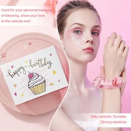 Verjaardagscadeau Set - Geschenkdoos Vrouw - 21e Verjaardag Vieren - Compleet Samengesteld - 7 Delig - Rosé — thumbnail 2