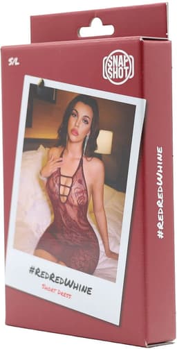 Snapshot - #redredwine - Sexy Jurkje - One Size - Wijnrood — thumbnail 3