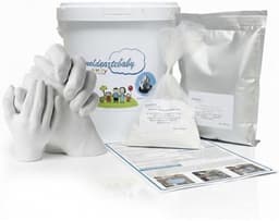 Handen Sculptuur Set - Liefdesbeeld - Romantisch Cadeau - Inclusief Houten Sokkel - 20 x 18 cm — thumbnail 2