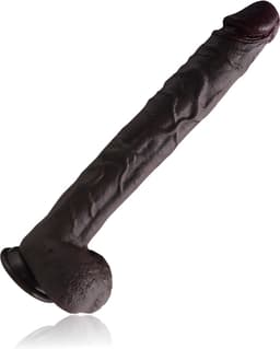 JustFun Mega XXL Realistische Dildo - 36 CM - Met Zuignap - 5.5 cm Diameter - Extra Groot - Sex Toys voor Mannen & Vrouwen — thumbnail 1