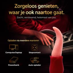 Intiem Cadeau - Vibrators voor vrouwen - Tong Vibrator - realistisch - Seks toys voor vrouwen - Clitoris stimulator - 10 vibraties — thumbnail 2