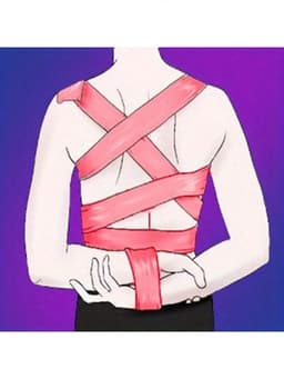 BDSM - Bondage Tape / Touw Zwart – SM Accessoire - 15 Meter – No Stick Statische Tape – Huidvriendelijk & Veilig voor Volwassenen — thumbnail 6