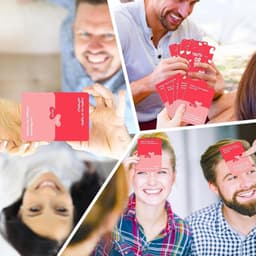 Conversatiekaarten voor Paren - Relatiekaarten Date Night - Verdieping Relatie - 50 Ontworpen Kaarten - 64 x 89 cm — thumbnail 2