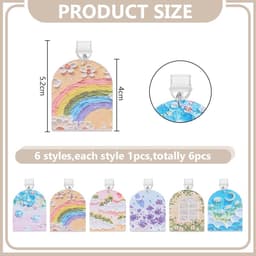 Dailygoods - Set van 6 USB Stofstekkers in Kleurrijke Designs — thumbnail 3