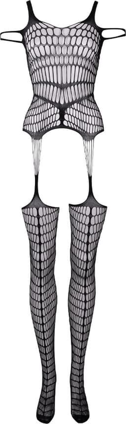 Shots - Le Désir Bodystocking met Scheuren - One Size black O/S — thumbnail 5