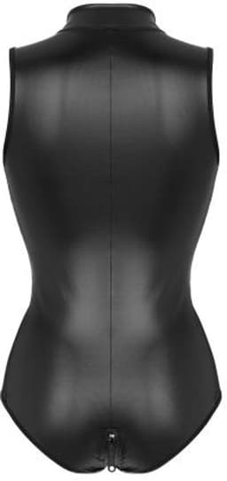 Wetlook 2-kanten rits Body Xenna - zwart — thumbnail 21