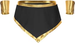 Erotische rollenspel ondergoed heren - Open kruis - Lingerie set met armbandjes - Sexy onderbroek - Stretch - Penis hangt vrij — thumbnail 2
