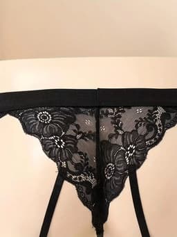 LekkerStout Heren Jarretel Ondergoed - Zwart - Sexy Herenondergoed | M-XL | ( LS162 ) — thumbnail 2