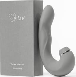 Fae® Vibrator voor Vrouwen - Clitoris & G spot Stimulator - Zuig en druk functie - Penetratie Dildo - Sex Toys voor Vrouwen en koppels - Seksspeeltjes - Thrive Series - Moon Mist — thumbnail 1