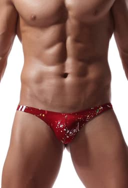 Heren Katoenen Tanga en T-Back Ondergoed met Lage Taille — thumbnail 1