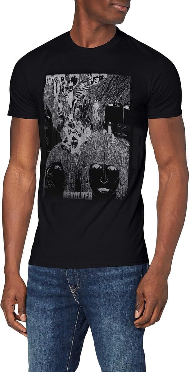 Herenshirt - T-shirt - Casual Kleding - Officieel Gelicenseerd - S tot XXL - Zwart — afbeelding 1