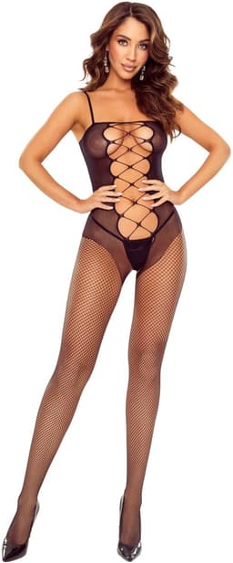 Bodystocking BS124 zwart O.S. — thumbnail 1