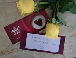 Set van 12 Romantische Liefdesbonnen met Quotes voor Beloftes — thumbnail 2